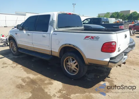 2002 Ford F-150 Lariat/Xlt из США, поврежденный, VIN 1FTRW08L22KA98816